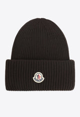 Logo-Patch Virgin Wool Beanie