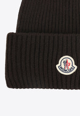 Logo-Patch Virgin Wool Beanie
