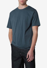 Dries Van Noten Basic Crewneck T-shirt Petrol 211003600/S_DRVNO-508