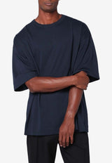 Dries Van Noten Oversized Crewneck T-shirt Blue 211022600/R_DRVNO-509