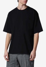 Dries Van Noten Basic Crewneck T-shirt Black 211103603/S_DRVNO-900
