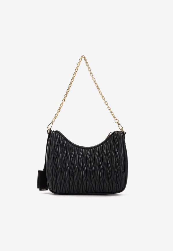 Matelassé Nappa Leather Shoulder Bag