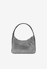 Mini Re-Edition Crystal-Embellished Top Handle Bag