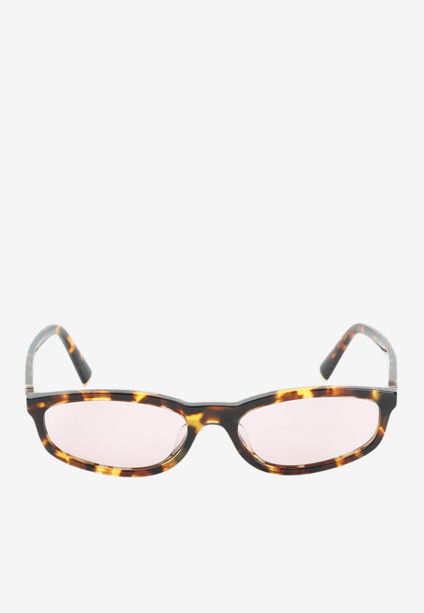 Logo Havana Print Sunglasses