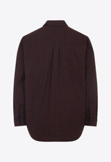 Checked Long-Sleeved Shirt