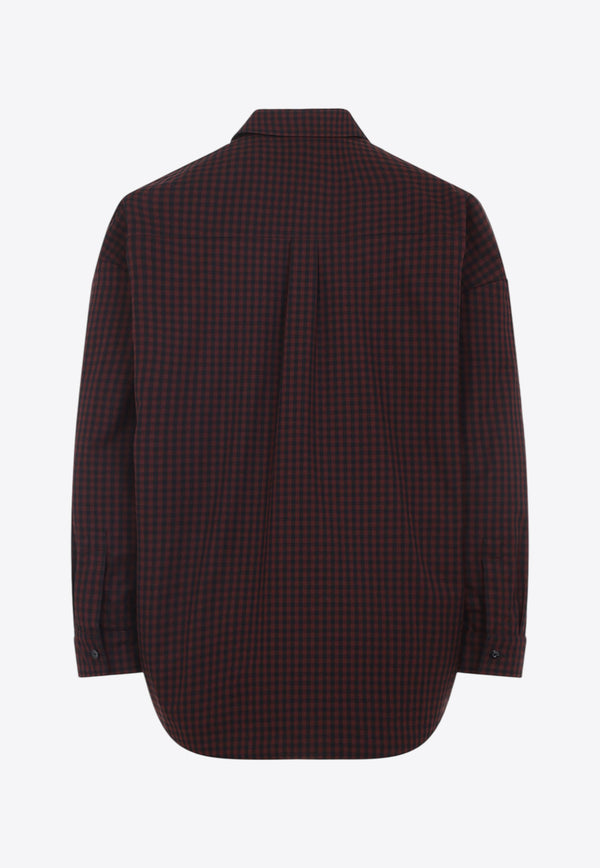 Checked Long-Sleeved Shirt