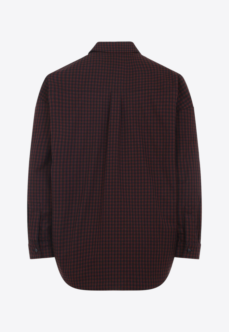 Checked Long-Sleeved Shirt