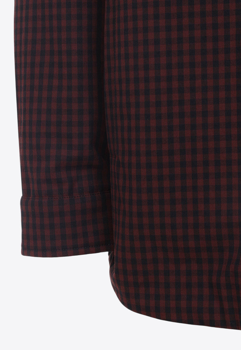 Checked Long-Sleeved Shirt