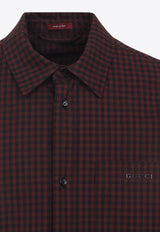 Checked Long-Sleeved Shirt