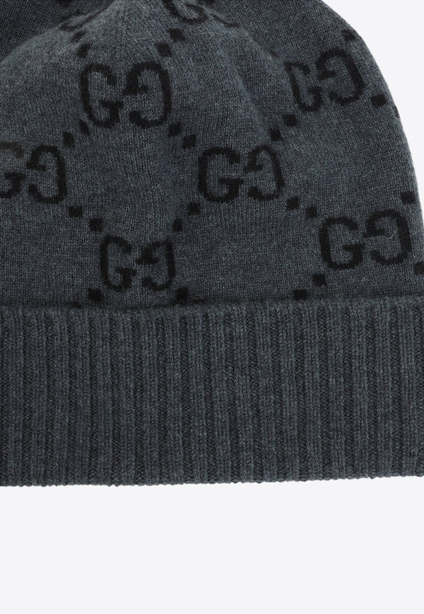 Logo Jacquard Knitted Beanie