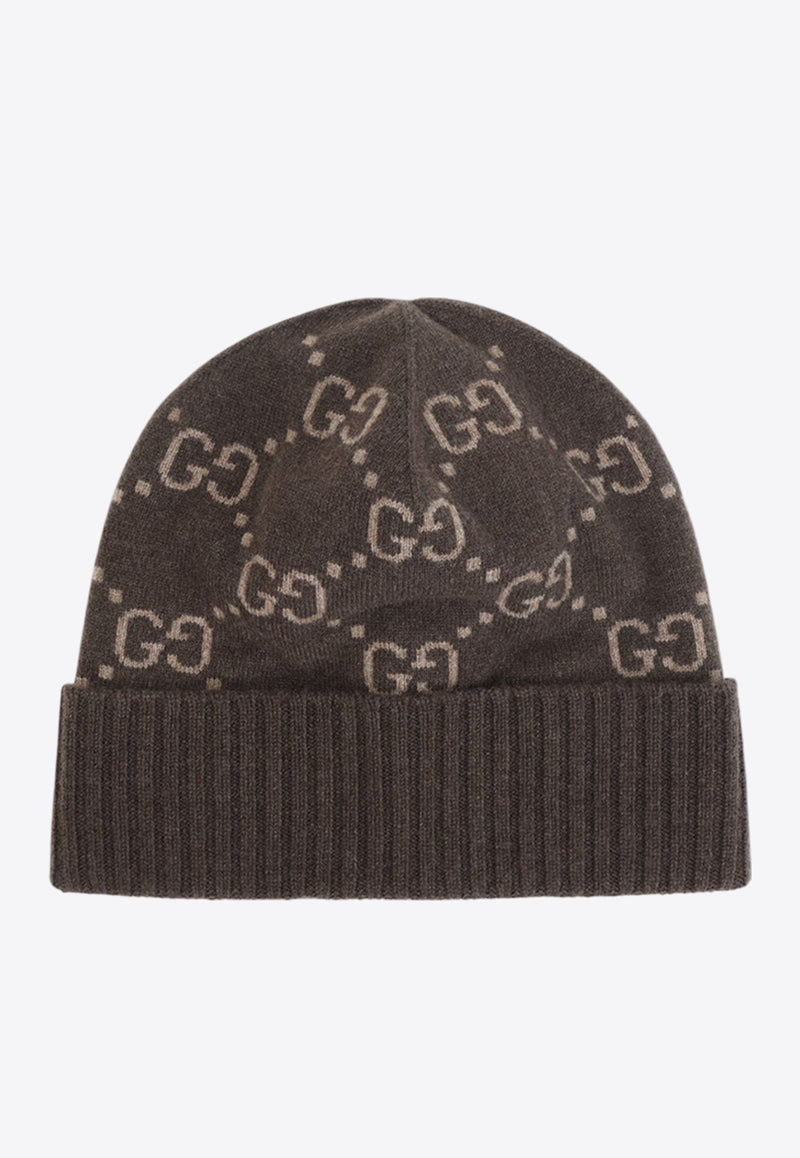 Logo Jacquard Knitted Beanie