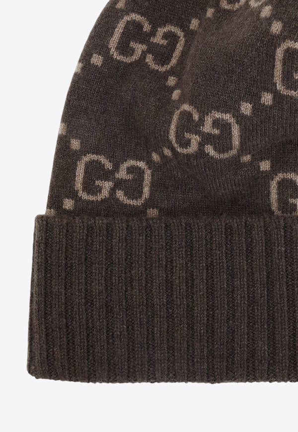 Logo Jacquard Knitted Beanie