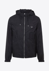 Triangle Logo Zip-Up Jacket