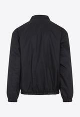 Logo Embroidered Zip-Up Jacket