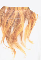 Blonde Hair Print T-shirt