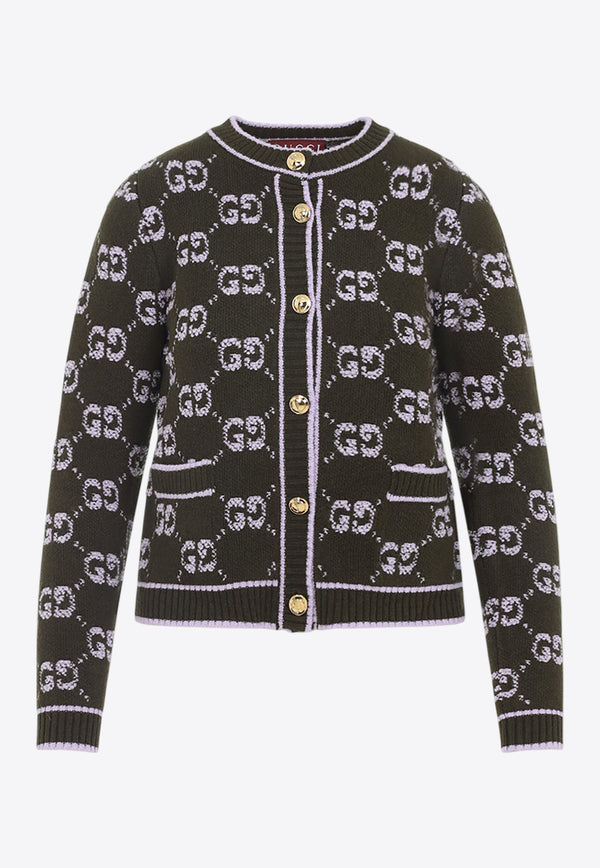 All-Over Logo Cardigan