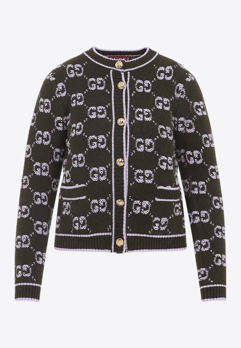 All-Over Logo Cardigan