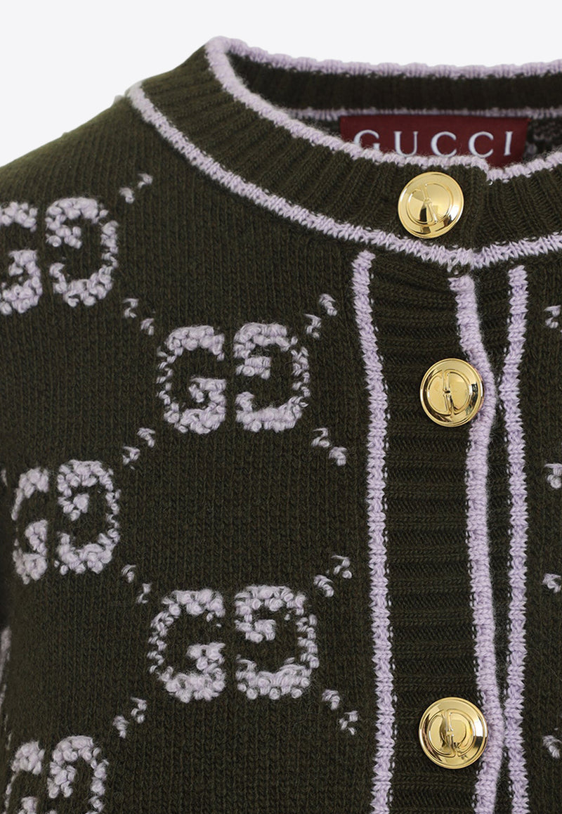All-Over Logo Cardigan
