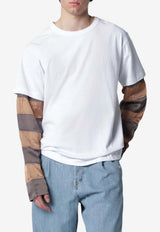 Dries Van Noten Long-Sleeved Layered T-shirt White 211143603/S_DRVNO-001