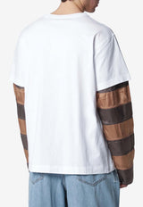 Dries Van Noten Long-Sleeved Layered T-shirt White 211143603/S_DRVNO-001