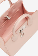 Salvatore Ferragamo Small Studio Box Top Handle Bag in Leather 211424 ST BOX MINI 768897 NYLUND PINK