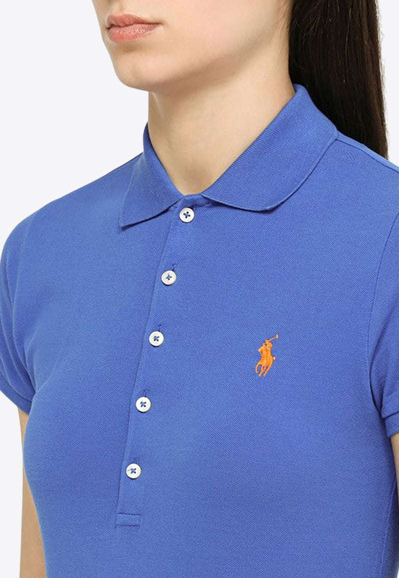 Polo Ralph Lauren Logo Embroidered Polo T-shirt Blue 211870245021CO/M_POLOR-NI