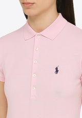 Polo Ralph Lauren Logo Embroidered Polo T-shirt Pink 211870245CO/O_POLOR-SP