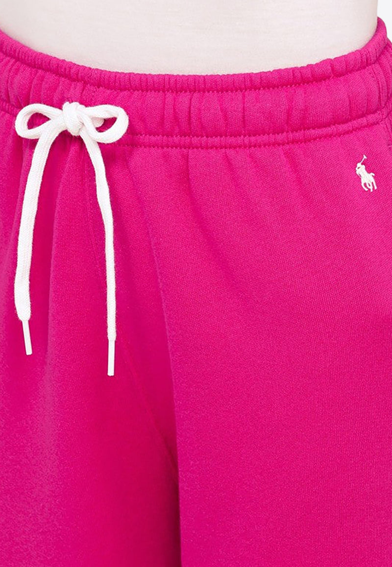Polo Ralph Lauren Logo Embroidered Drawstring Track Pants Pink 211891560CO/N_POLOR-016