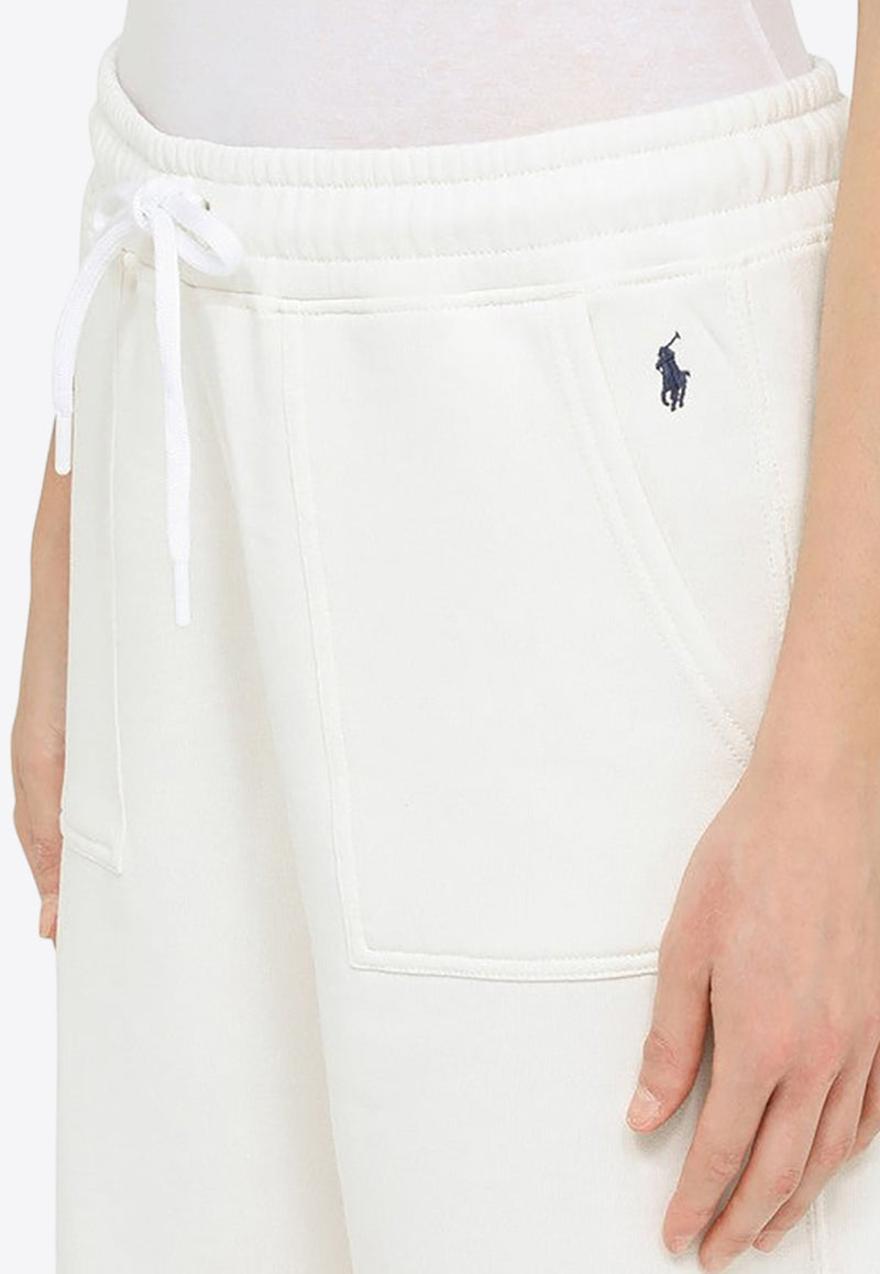 Polo Ralph Lauren Logo Embroidered Track Pants White 211892616002PL/M_POLOR-DW