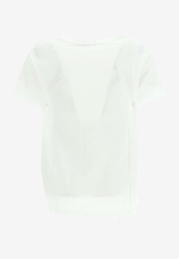 Polo Ralph Lauren Logo Embroidered Crewneck T-shirt White 211898698_000_005