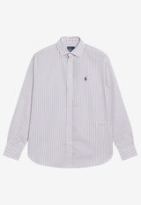 Polo Ralph Lauren Long-Sleeved Stripe Shirt White 211910743502CO/S_POLOR-WR
