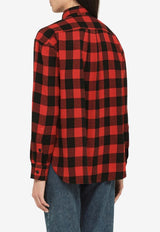 Polo Ralph Lauren Check Pattern Long-Sleeved Shirt Red 211916021CO/N_POLOR-002