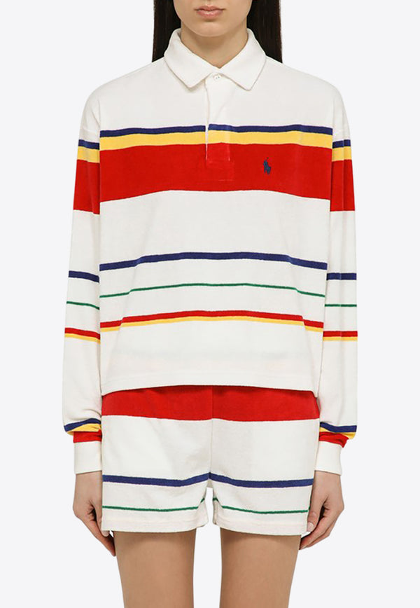 Polo Ralph Lauren Striped Long-Sleeved Polo T-shirt Multicolor 211924261CO/O_POLOR-MS