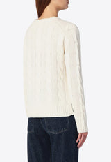 Polo Ralph Lauren Wool and Cashmere Cable-Knit Sweater Cream 211926543001WO/P_POLOR-CR