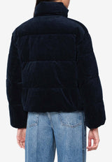 Polo Ralph Lauren Corduroy Puffer Jacket Blue 211971178003NY_POLOR-NA