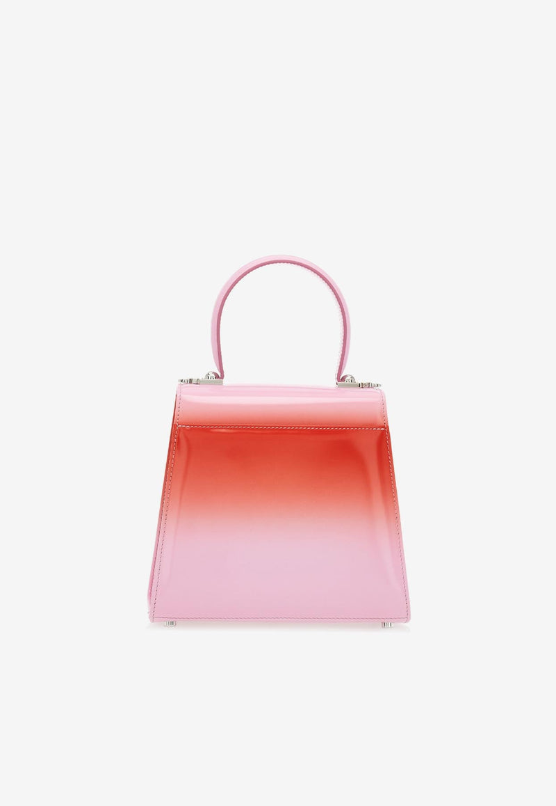 Salvatore Ferragamo Small Iconic Top Handle Bag in Calf Leather 212193 TOP HANDLE S 763664 BUBBLE GUM Pink