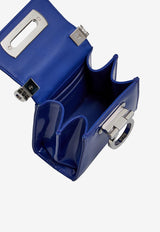 Salvatore Ferragamo Micro Iconic Top Handle Bag in Calf Leather 213972 TH MICRO 763065 LAPIS Blue