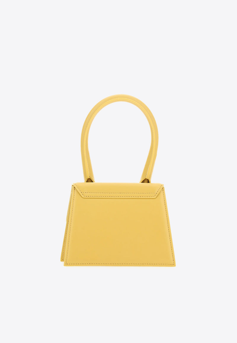 Jacquemus Le Chiquito Moyen Top Handle Bag Yellow 213BA002_3060_290