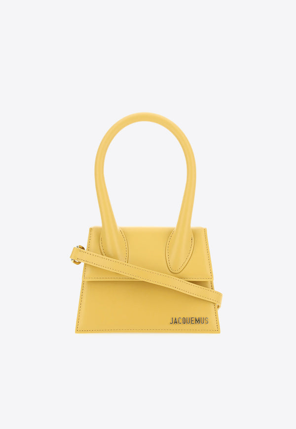 Jacquemus Le Chiquito Moyen Top Handle Bag Yellow 213BA002_3060_290