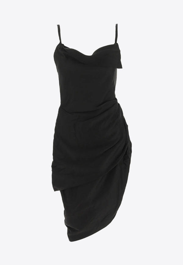 Jacquemus La Robe Saudade Mini Dress Black 213DR106_1020_990