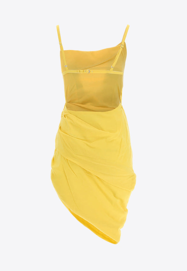 Jacquemus La Robe Saudade Mini Dress Yellow 213DR106_1061_250