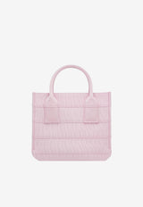 Salvatore Ferragamo Small Logo Tote Bag 214988 TOTE S BEACH 765808 BUBBLE GUM Pink