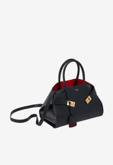 Ferragamo Medium Hug Bi-Color Top Handle Bag Black 215608 HUG TH S 767814 NERO