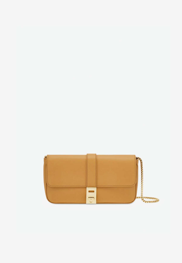 Salvatore Ferragamo Mini Arch Calf Leather Crossbody Bag Camel 218340 ARCH MINIBAG 774670 LIGHT CAMEL