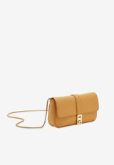 Salvatore Ferragamo Mini Arch Calf Leather Crossbody Bag Camel 218340 ARCH MINIBAG 774670 LIGHT CAMEL