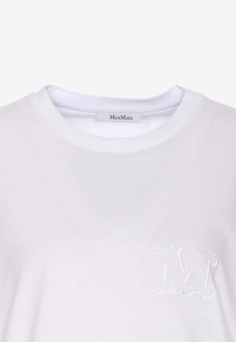 Max Mara Mango Logo T-shirt White  21946021600_000_001