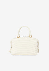 Salvatore Ferragamo Small Mat Quilted Leather Shoulder Bag Cream 219477 MAT BB S 776661 MASCARPONE