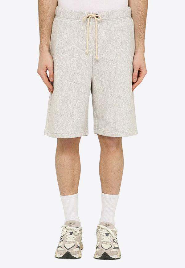 Champion Reverse Weave Logo-Patch Shorts Gray 219636CO/O_CHAMP-LOXGMEM004