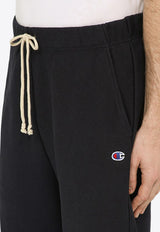 Champion Reverse Weave Logo-Patch Shorts Blue 219636CO/O_CHAMP-NNYBS501