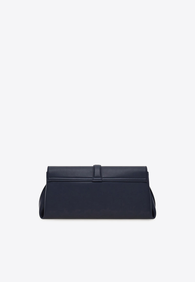 Ferragamo Small Front-Flap Leather Crossbody Bag Navy 219794 FL M 785171 NEW NAVY DKB